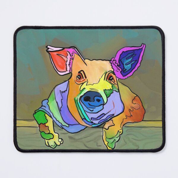 Item preview, Colour me a rainbow Piggy! designed and sold by angipangi7.