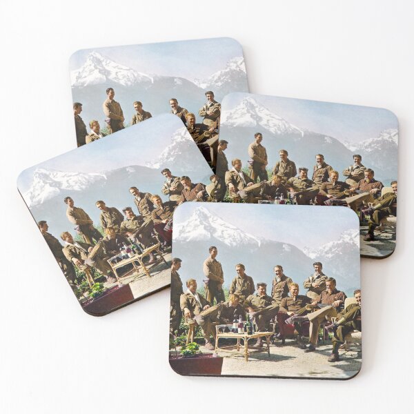 Item preview, Dick Winters and his Easy Company lounging at Eagle's Nest, Hitler's former residence in the Bavarian Alps, 1945.  designed and sold by Marina Amaral.