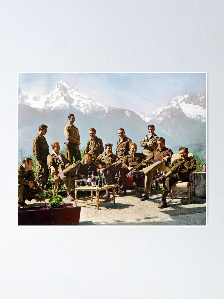 "Dick Winters and his Easy Company lounging at Eagle's Nest, Hitler's