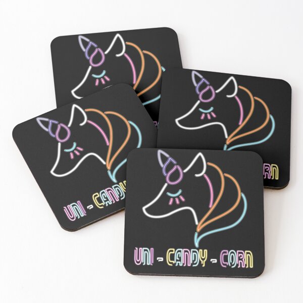 Item preview, Neon Uni-Candy-Corn Funny Halloween Unicorn Funny designed and sold by levdone.