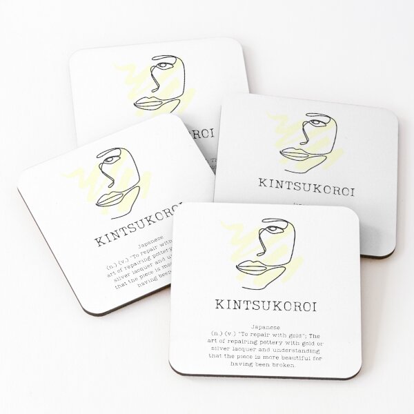 Item preview, KINTSUKOROI - "To repair with gold" designed and sold by BookberryGarden.