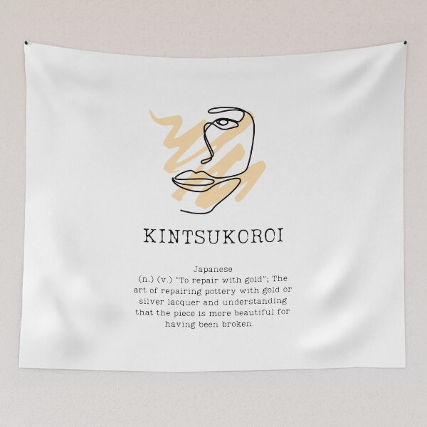 Item preview, KINTSUKOROI - "To repair with gold" designed and sold by BookberryGarden.