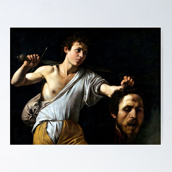 Aperçu de l'œuvre David With The Head Of Goliath 1607 créée et vendue par tiokvadrat.