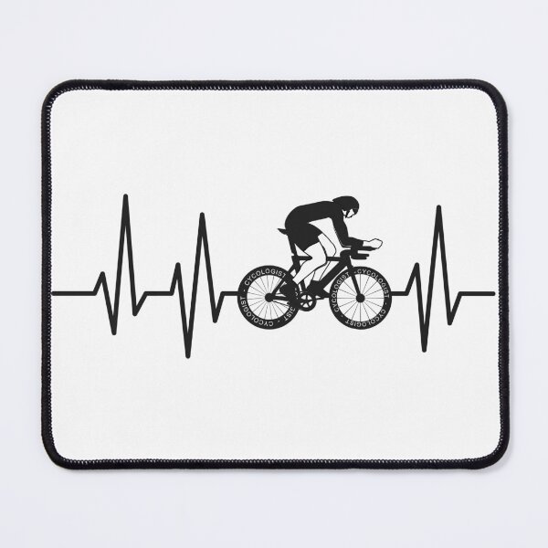 Item preview, Heartbeat Cycologist Bicycle Road Bike Cyclist Triathlete designed and sold by grinta2021.