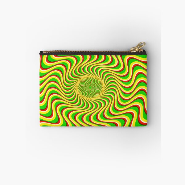 Item preview, Red, white, green and yellow Trippy optical illusion  designed and sold by Designs Of all kinds.
