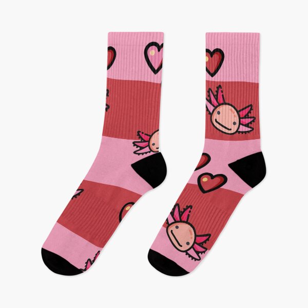 Item preview, Pink Axolotl Love Tapestry designed and sold by wasabileaf.