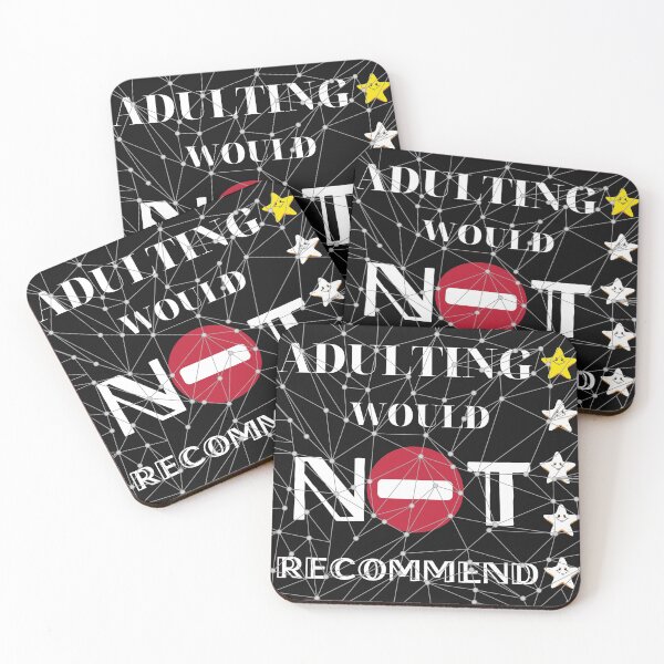 Item preview, Adulting Would Not Recommend Design designed and sold by LapuniStore.
