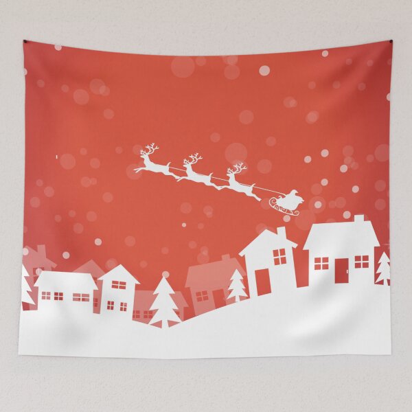 Item preview, Ho Ho Ho Santa on Sleigh designed and sold by LostTraveller.