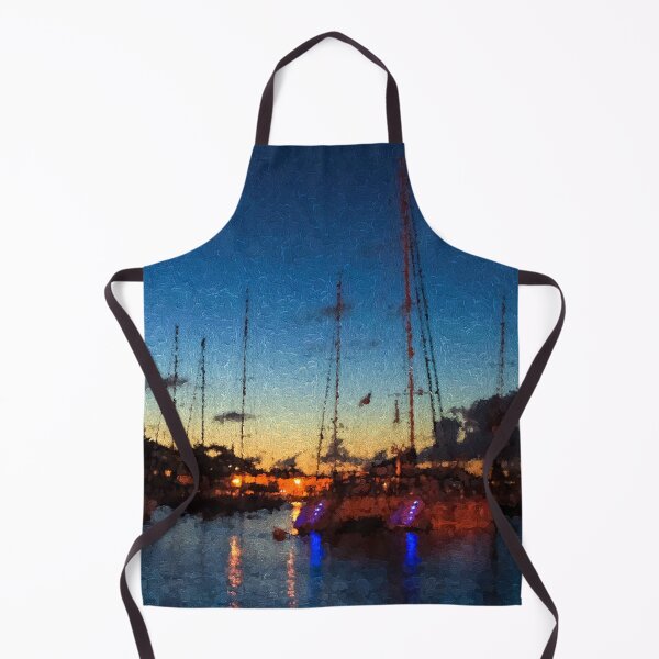 Item preview, Gustavia, St. Barts Harbor Impressions designed and sold by Georgia Mizuleva.