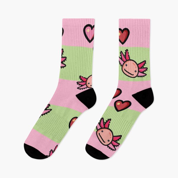 Item preview, Strawberry Field Axolotl Love Tapestry designed and sold by wasabileaf.