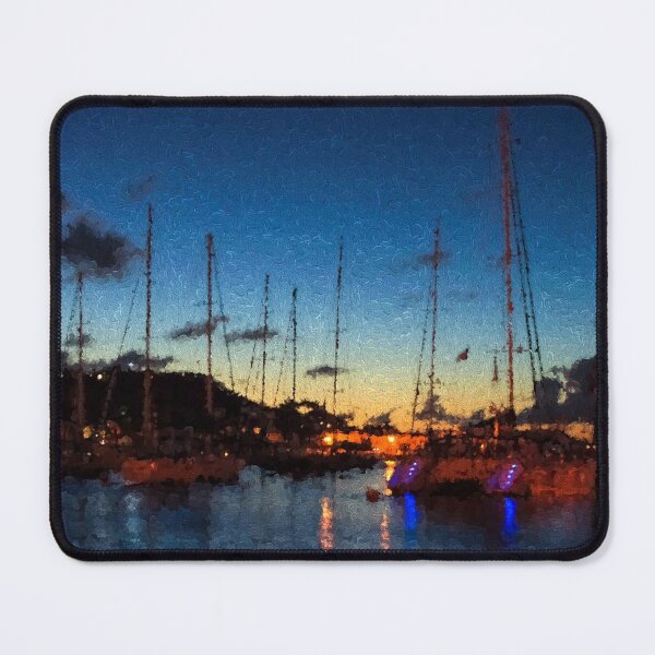 Item preview, Gustavia, St. Barts Harbor Impressions designed and sold by Georgia Mizuleva.