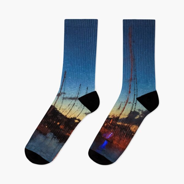 Item preview, Gustavia, St. Barts Harbor Impressions designed and sold by Georgia Mizuleva.