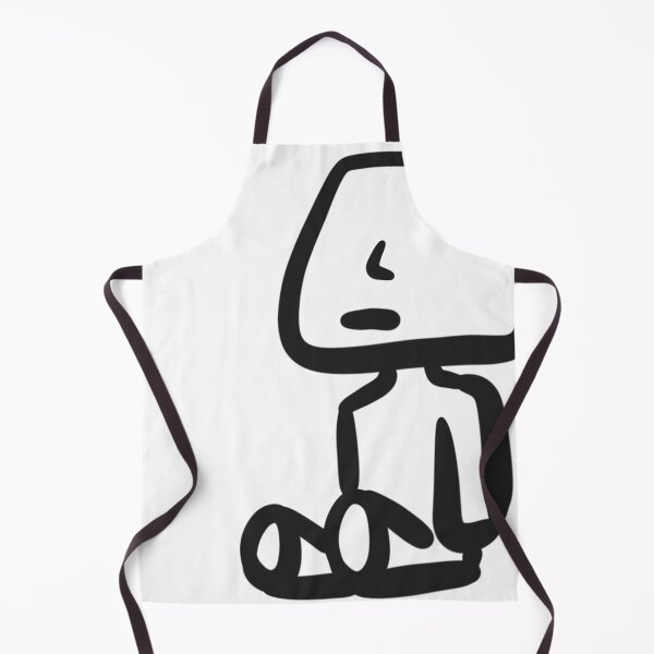 Item preview, sad boy, marshmallow boy, lined design designed and sold by BADAHIGH.