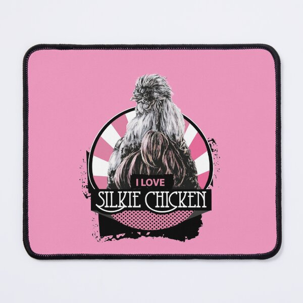 Item preview, I Love Silkie Chicken, Pink Version designed and sold by Lalingla.