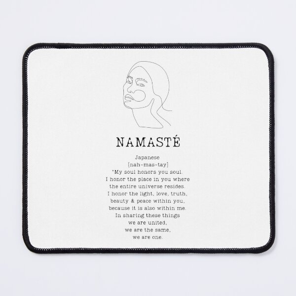 Item preview, NAMASTÉ - "We are one" designed and sold by BookberryGarden.