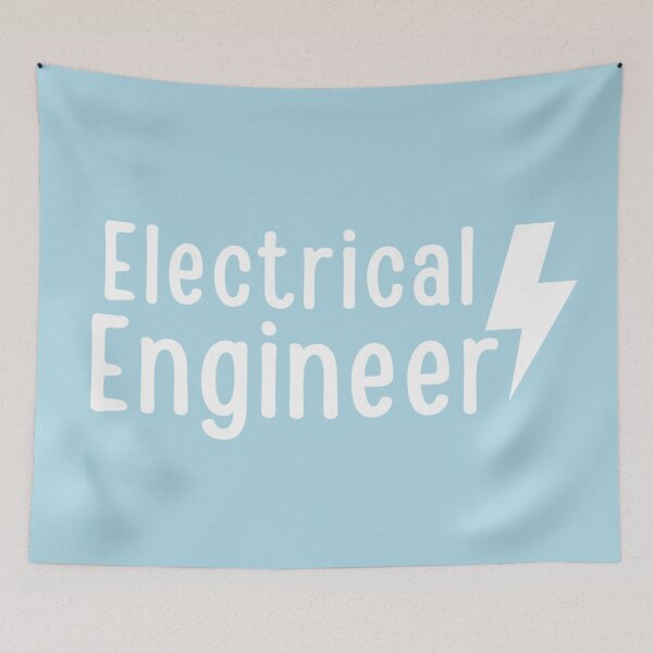 Item preview, Electrical engineer - engineer gift (white/grey) designed and sold by PickaSticka.
