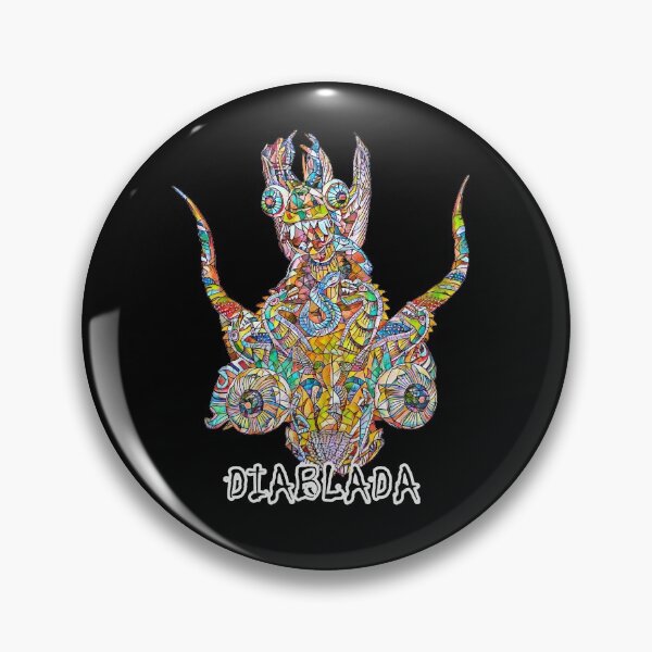 Item preview, Diablada Mask Mosiac Art, Danza de los Diablos, Dance of the Devils designed and sold by MktngMultiverse.