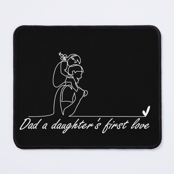 Item preview, Dad a daughter's first love Classic Mouse Pads designed and sold by Sandra Studio.
