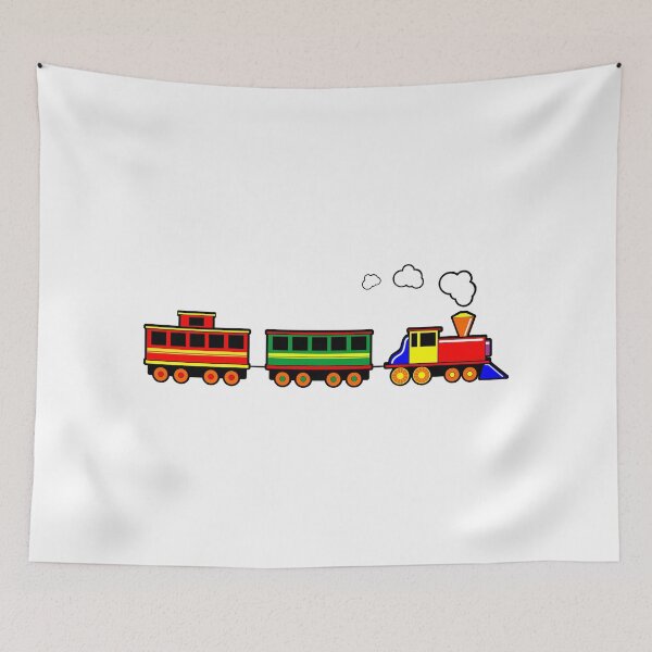 Item preview, 'Little Toy Trains' for Baby Levi designed and sold by OriginalArt4ME.