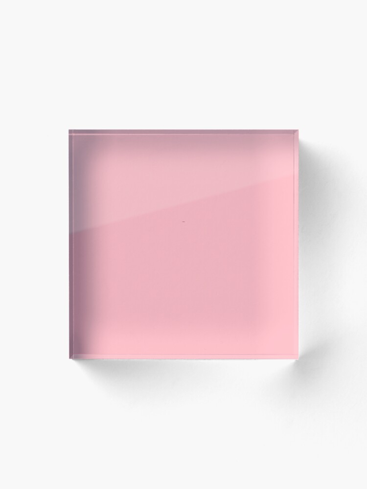 Thumbnail 1 of 5, Acrylic Block, Single Color Pretty Pink Design designed and sold by Rozlar.