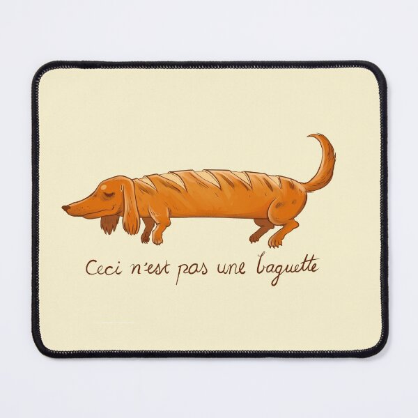 Item preview, This is Not a Baguette - Ceci Nest Pas Une Baguette designed and sold by Paisley Yazel.