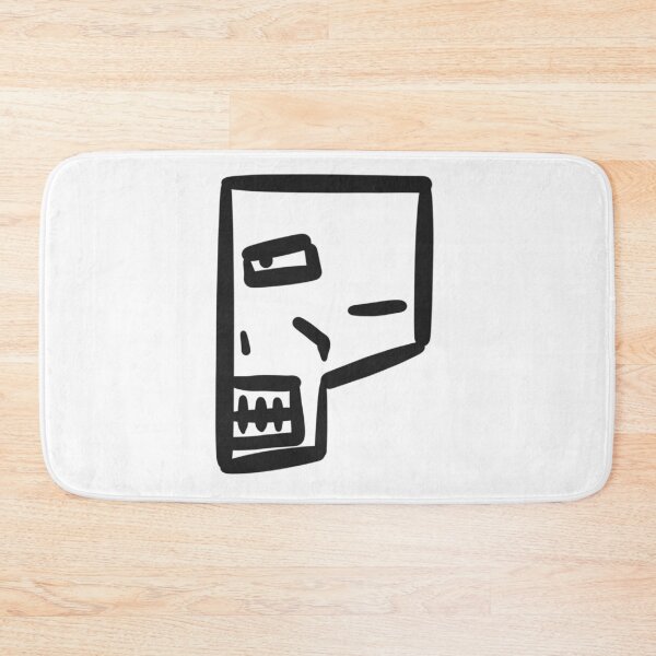 Item preview, lined design fabric pattern ,skull art designed and sold by BADAHIGH.