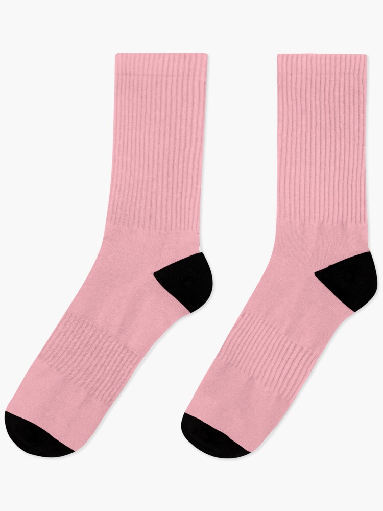 Thumbnail 1 of 5, Socks, Single Color Pretty Pink Design designed and sold by Rozlar.