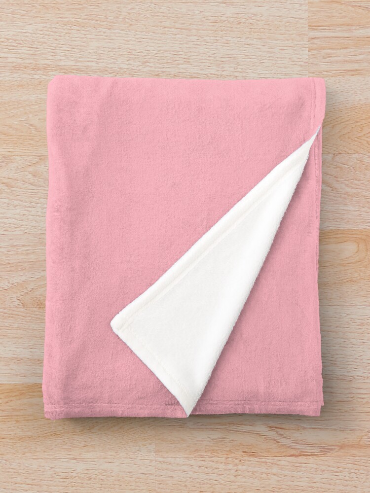 Thumbnail 3 of 6, Throw Blanket, Single Color Pretty Pink Design designed and sold by Rozlar.