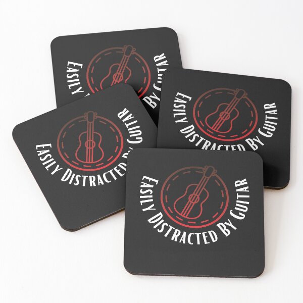 Item preview, Easily Distracted by guitar. designed and sold by bonus24.