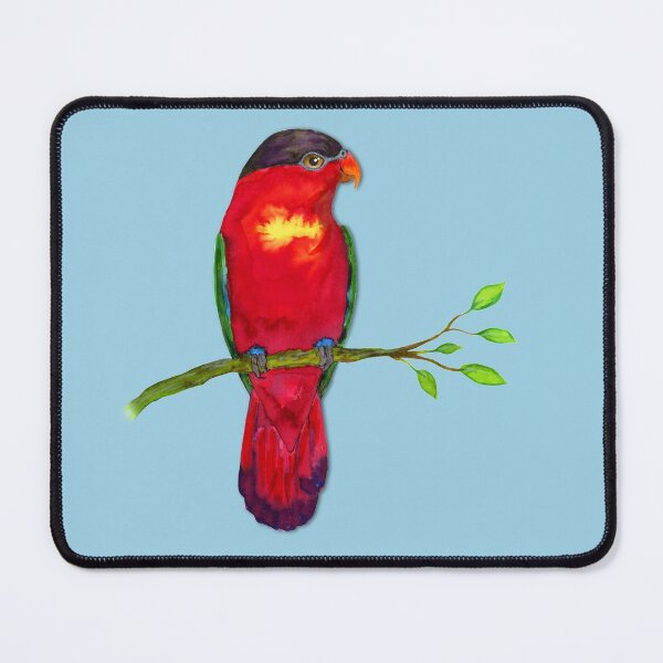 Item preview, Purple naped lory Watercolor designed and sold by Bwiselizzy.