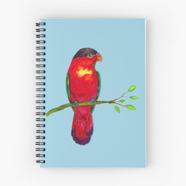 Item preview, Purple naped lory Watercolor designed and sold by Bwiselizzy.