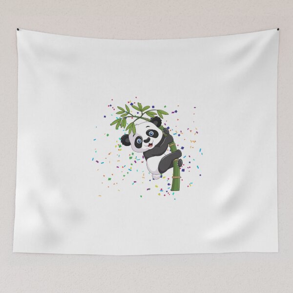 Item preview, Baby panda climbs on Bamboo tree.....!! designed and sold by VIVEK KUMAR RAI.
