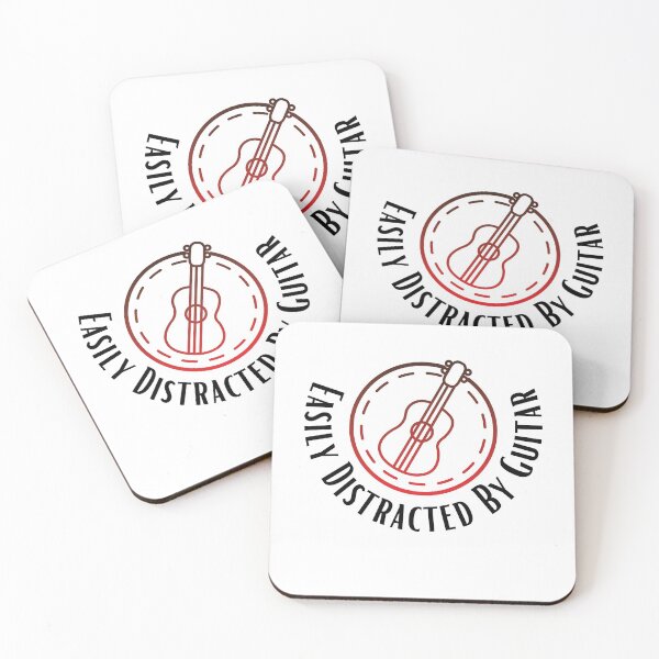 Item preview, Easily Distracted by guitar. designed and sold by bonus24.