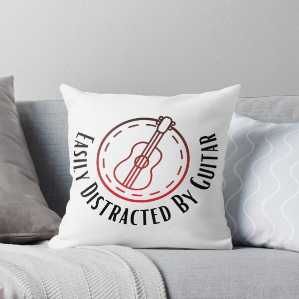 Item preview, Easily Distracted by guitar. designed and sold by bonus24.