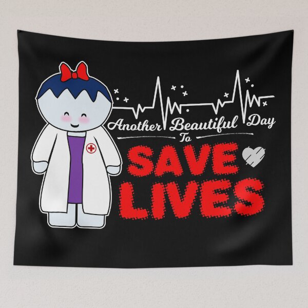 Item preview, Another Beautiful Day To Save Lives (FC : Dark) designed and sold by the-krisney-way.