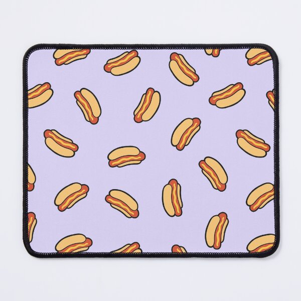 Item preview, Hotdog Pattern on Lilac designed and sold by evannave.