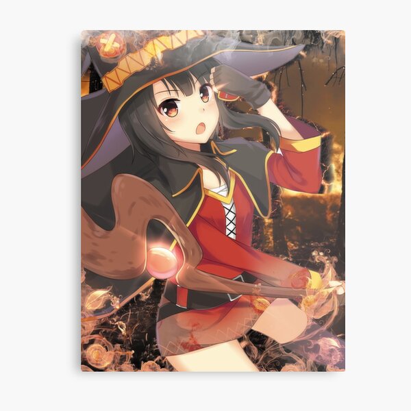 Kazuma and Megumin' Poster, picture, metal print, paint by Megumin The  Crimson Demon