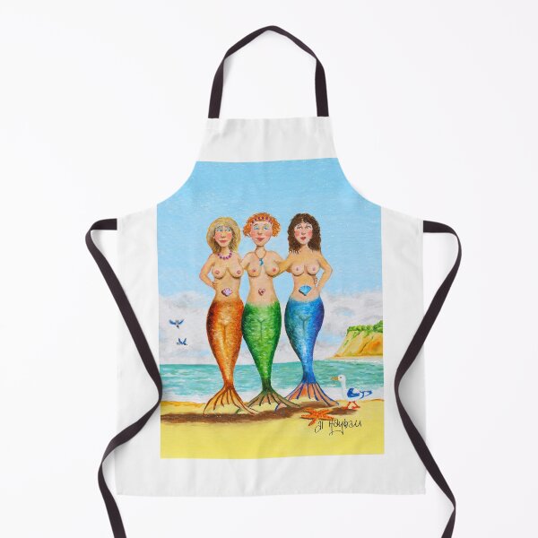 Item preview, A Trio of Mermaids, standing on tip-fins designed and sold by al hayball.