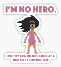 Tina Belcher Pink Outfit Bra Boobs Sticker