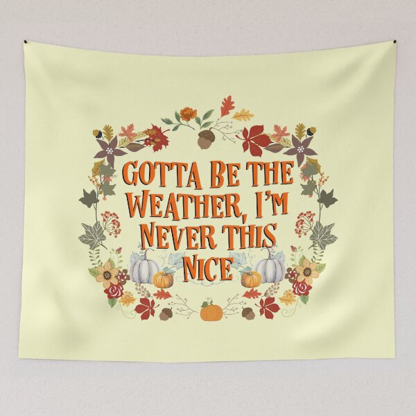Item preview, Gotta Be The Weather , I’m Never This Nice . It’s Fall Yall designed and sold by MJDezigns.