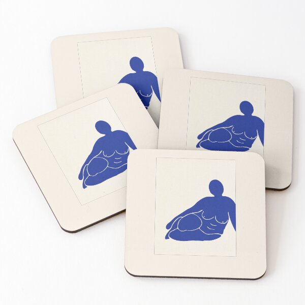 Item preview, Blue nude woman designed and sold by CafeModern.