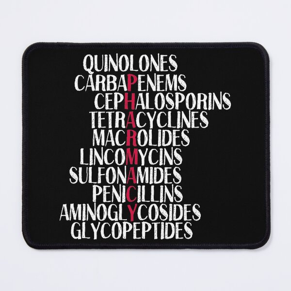 Item preview, Pharmacy antibiotic classes white designed and sold by Eenig.