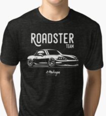 Roadster team. MX5 Miata (NB) Tri-blend T-Shirt