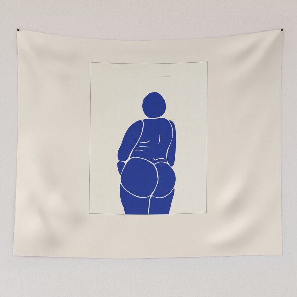 Item preview, Curvy nude female ass designed and sold by CafeModern.