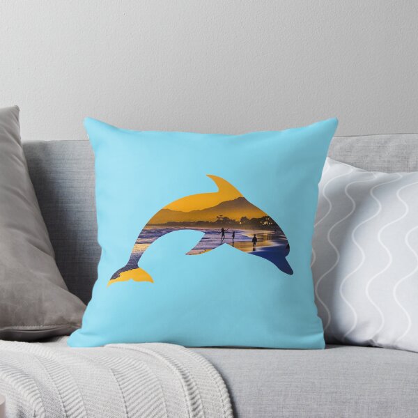 Item preview, Beach Dancer at Sunset Dolphin designed and sold by SeaChangeDesign.
