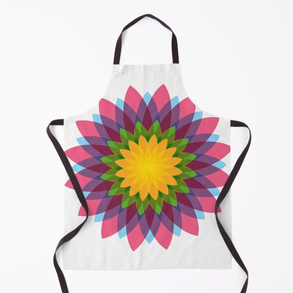 Item preview, SUNBURST FLOWER GRAPHIC PINK/GREEN/YELLOW designed and sold by WOOFANG.