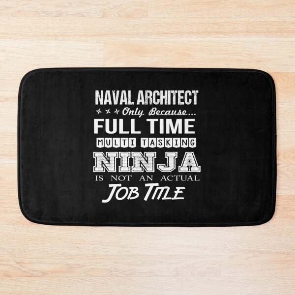 Item preview, Naval Architect T Shirt - Multitasking Ninja Job Gift Item Tee designed and sold by allahamher.