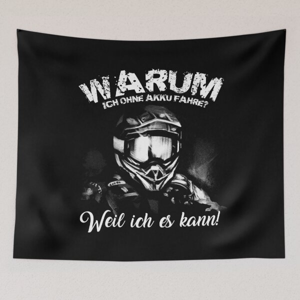 Item preview, Warum Ich Ohne Akku Fahre designed and sold by primetee.