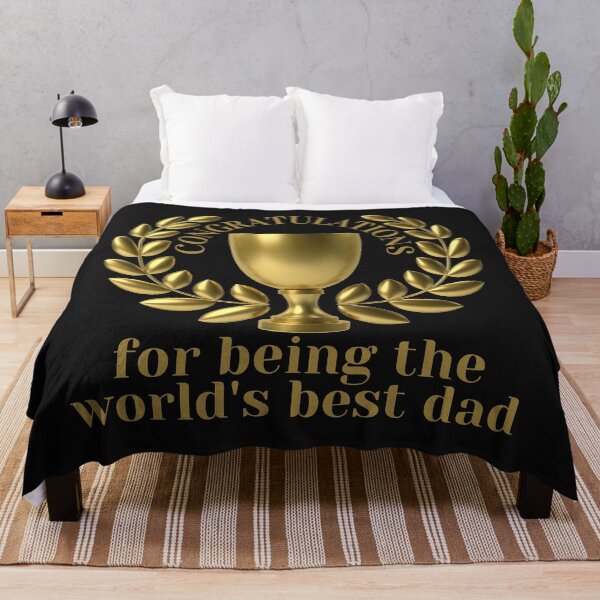 Item preview, CONGRATULATIONS FOR BEING THE WORLD'S BEST DAD designed and sold by PRETTY-PEARLS.
