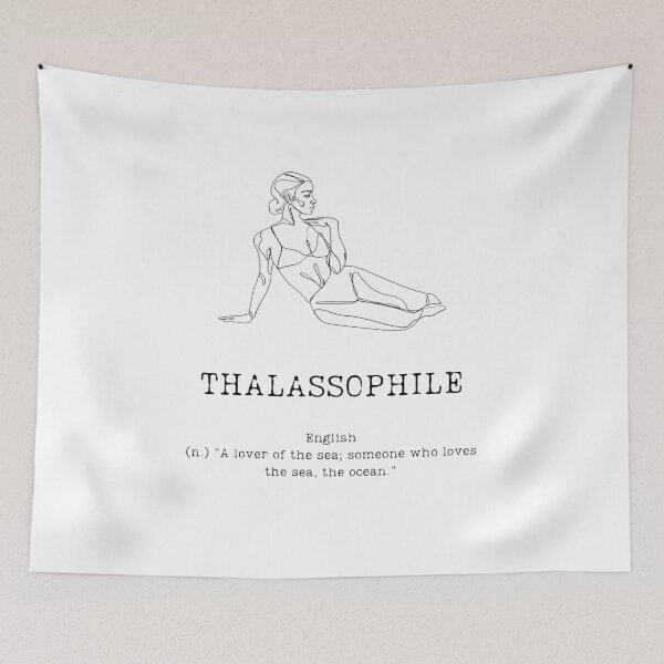 Item preview, THALASSOPHILE - "A lover of the sea" designed and sold by BookberryGarden.